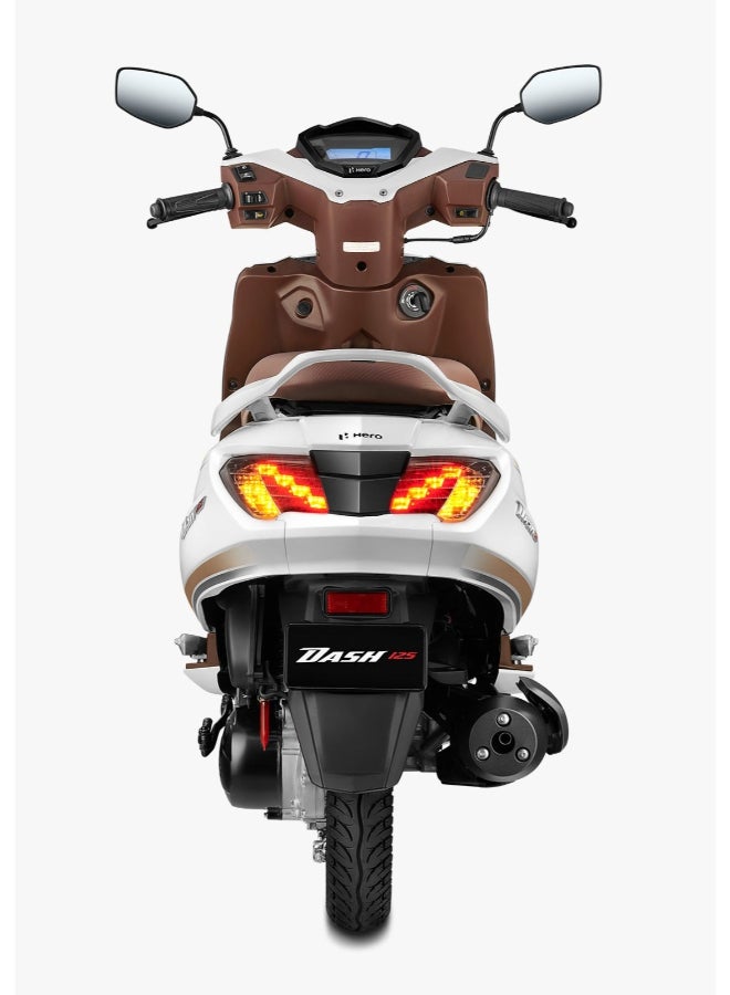 Hero Dash 125CC FI Scooter 2026 Model Automatic Fuel Injection Disc Brake Tubeless Tyres White - Image 3