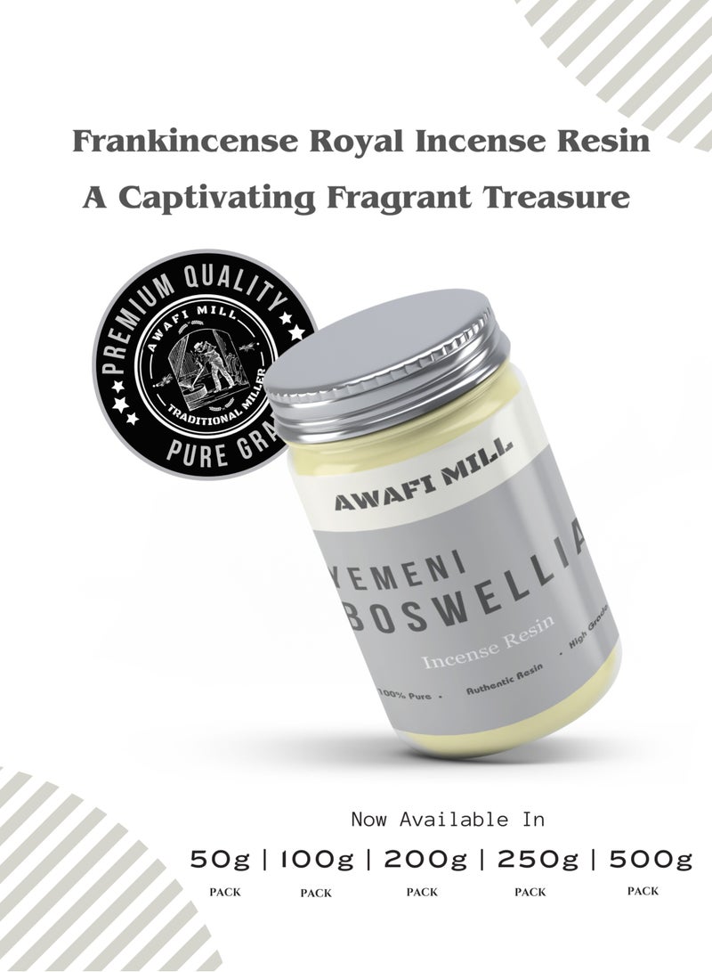 Awafi Mill Awafi Mill Frankincense Royal Incense Resin | Premium Boswellia Sacra from Yemen | Aromatic Yellow Resin - Image 4