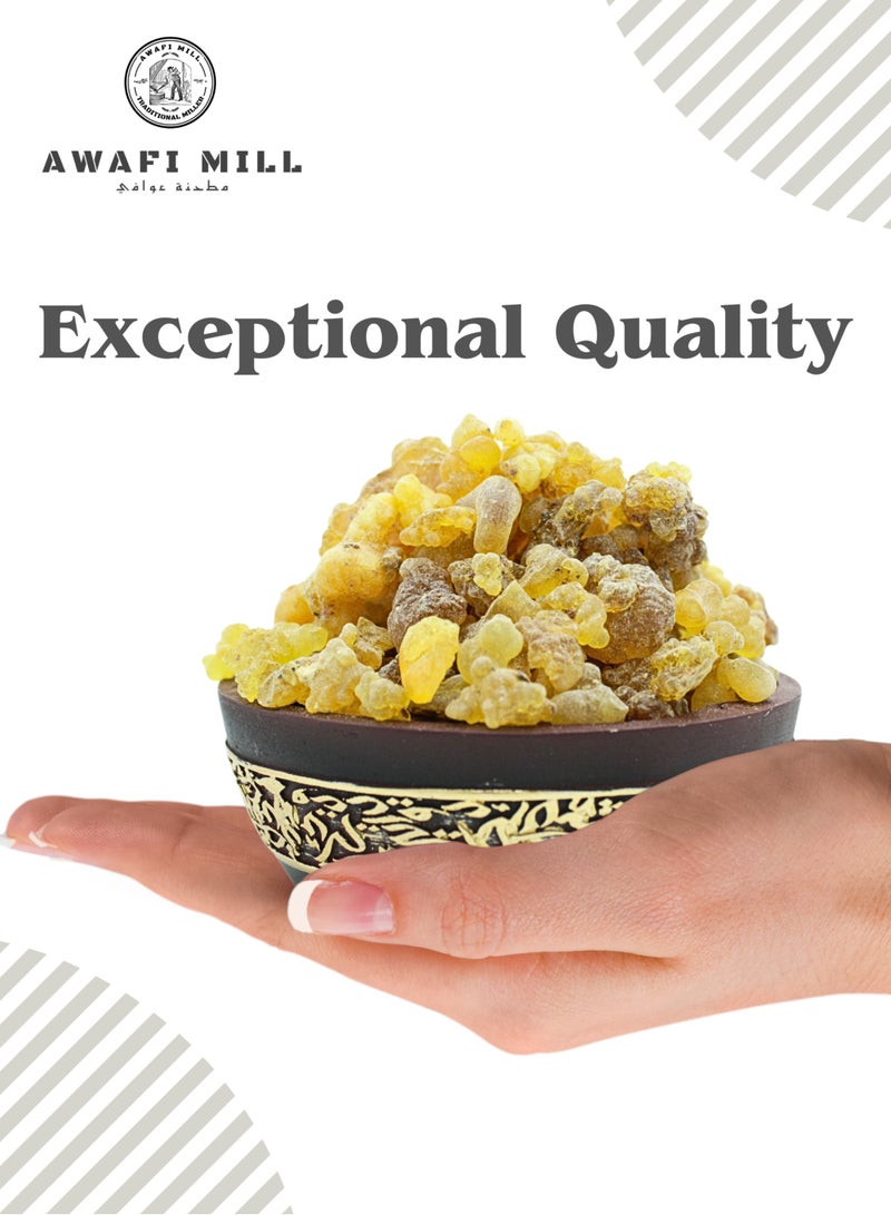 Awafi Mill Awafi Mill Frankincense Royal Incense Resin | Premium Boswellia Sacra from Yemen | Aromatic Yellow Resin - Image 5