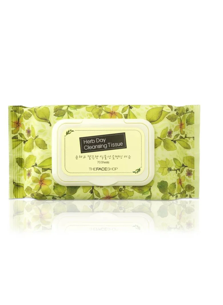 ذا فيس شوب HERB DAY CLEANSING WIPES