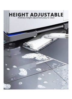 MIXDE Fridge Stand Mobile Base With 4 Locking Refrigerator Wheels And 4 Strong Feet For Washing Machine Stand Pedestal  - Image 3