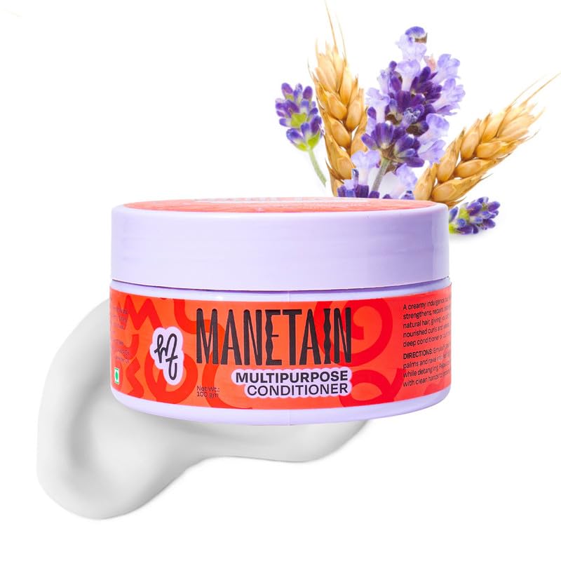 MANETAIN Multipurpose Conditioner 100gm for Curly & Wavy Hair | Hydrating Protein–Moisture Balanced Formula for Frizz Control & Softness | CG-Friendly, Silicone-Free | Suitable for Women & Men - Image 1
