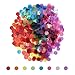 SUTIMSHE 1000 Pcs of 34 inch Transparent 8 Color Bingo Counting Chips Plastic Markers for Bingo Games Math CountersClassroomFun Family Game Night Large Group Games - Image 2