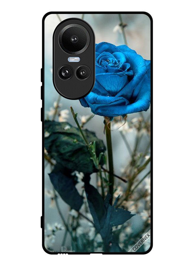 Covernex Protective Case Cover For Oppo Reno10 Pro Blue Rose - Image 1