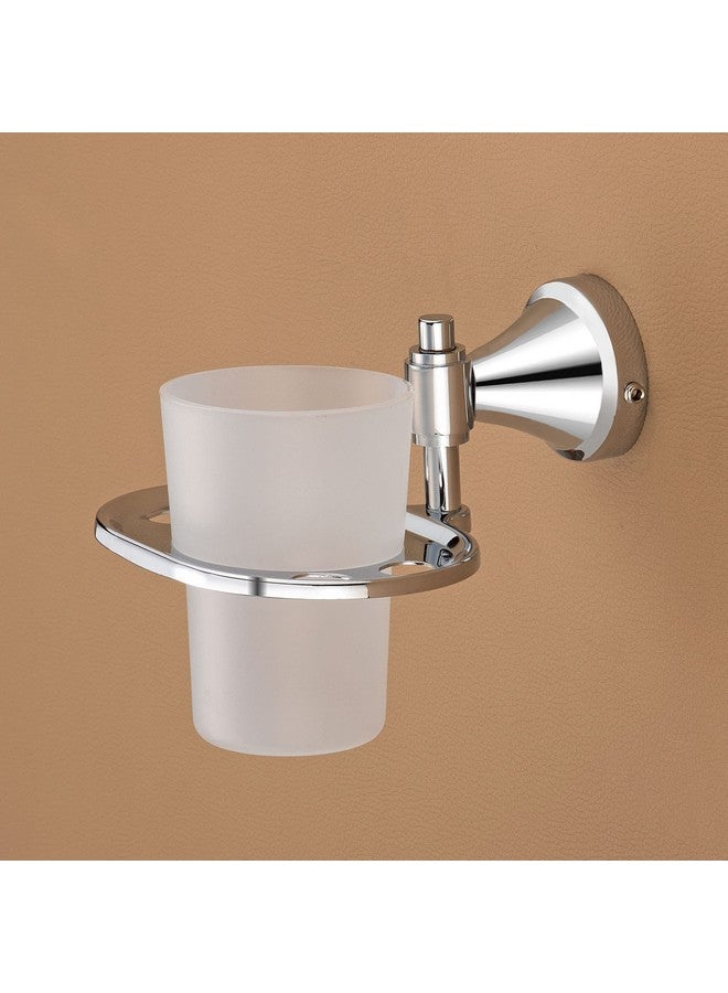 plantex Plantex 304 Grade Stainless Steel Tumbler Holder Stand/Tooth Brush Holder/Bathroom Accessories - Pack of 1, Niko (Chrome)  - Image 5
