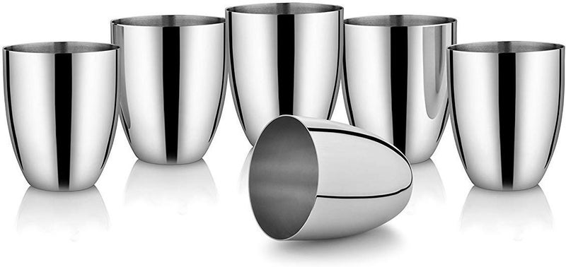 Ranuja Kitchen King Stainless Steel Glass Tumbler Set 310ml Set of 12 - Image 2