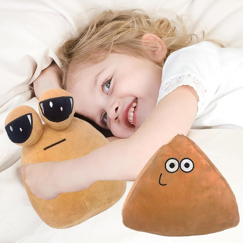 Fublazeze Alien Pou - 22 cm Alien Pou Plush Alien Pou Stuffed Animal Pou Plush Toy Animal Pou Dol Kawaii Stuffed Animal Stuffed Animal Plush Doll Play Toy for Girl Boy Gift 8.6 in. - Image 4