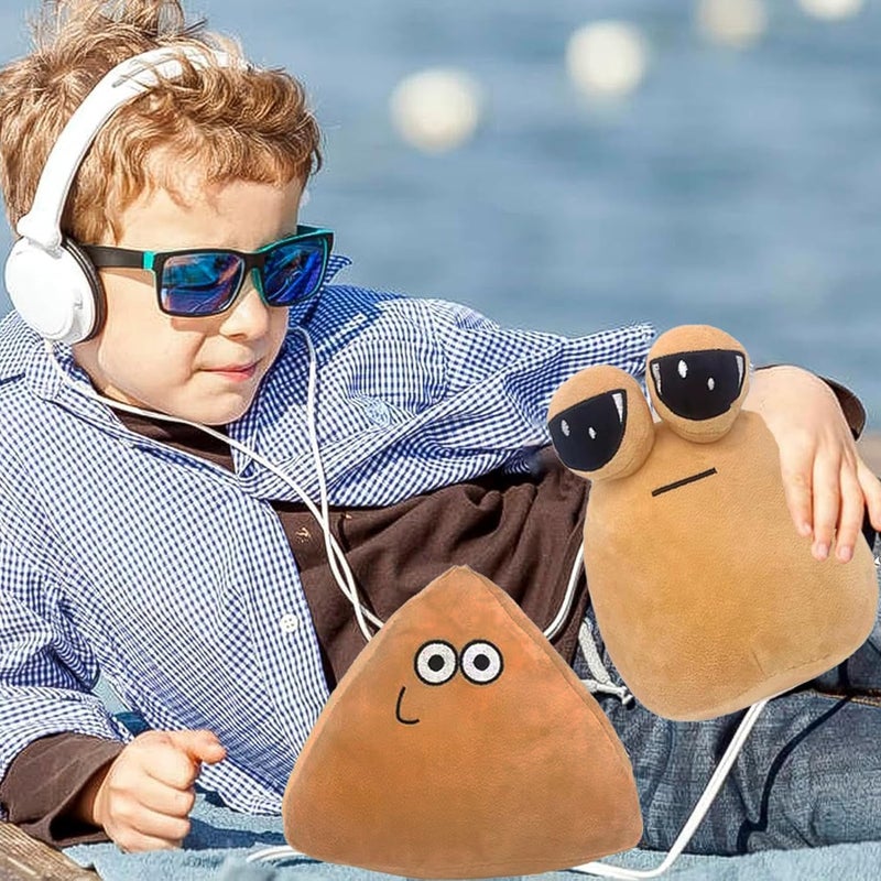 Fublazeze Alien Pou - 22 cm Alien Pou Plush Alien Pou Stuffed Animal Pou Plush Toy Animal Pou Dol Kawaii Stuffed Animal Stuffed Animal Plush Doll Play Toy for Girl Boy Gift 8.6 in. - Image 5