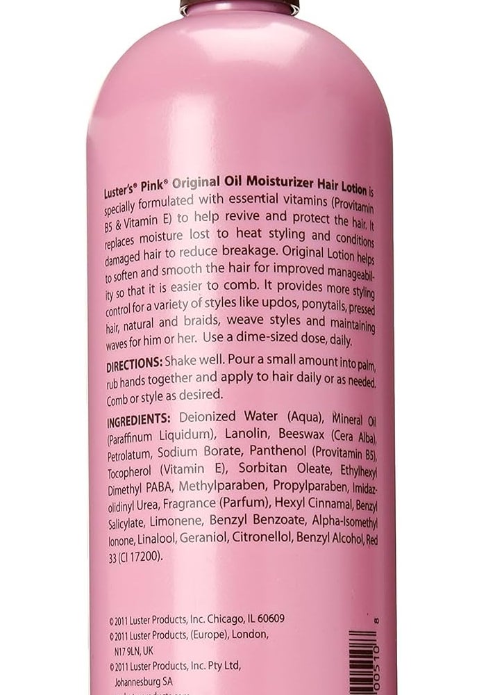 Luster's Pink Original Oil Moisturizer Hair Lotion - 32 Ounce - Image 2