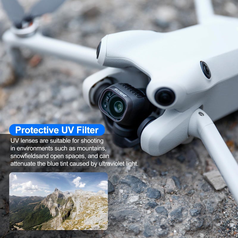 SKYREAT ND Filters Set for DJI Mini 4 Pro Accessories,6 Pack-(CPL, UV,ND8, ND16, ND32, ND64) - Image 4