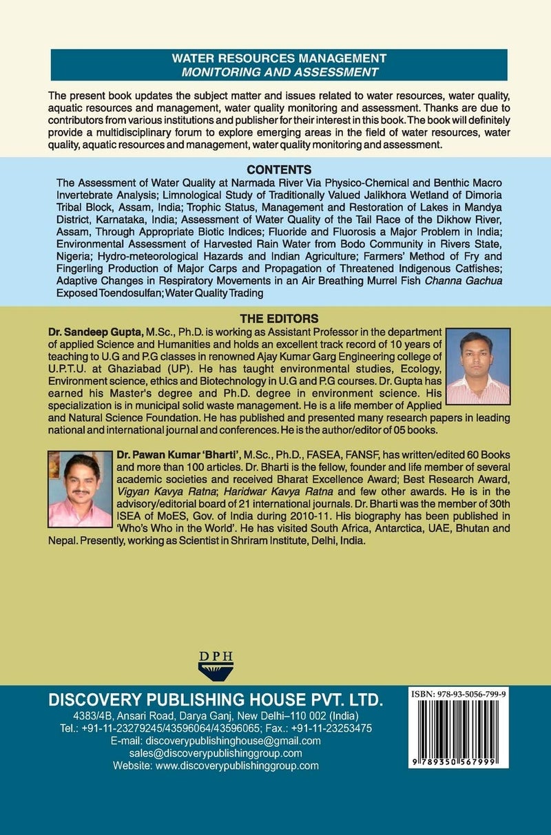 Water Resources Management: Monitoring and Assessment  - Image 2