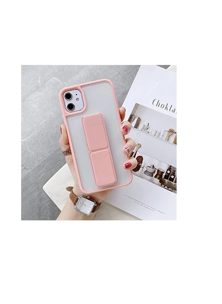 Generic - Magnetic Mobile Phone Holder Lazy Multi-functional Vertical And Horizontal Stand Foldable Back Stick Mobile Phone Stand (pink) - Image 1
