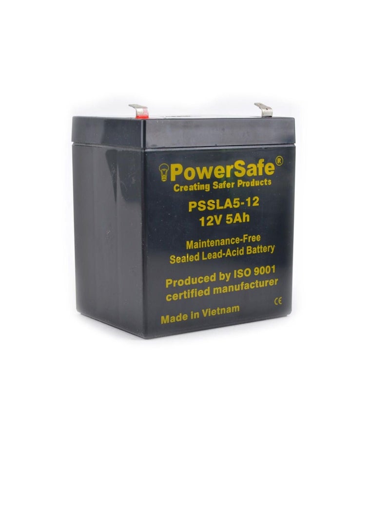 PowerSafe Sealed Lead Acid Battery 12V-5Ah PSSLA 5-12 - Image 1