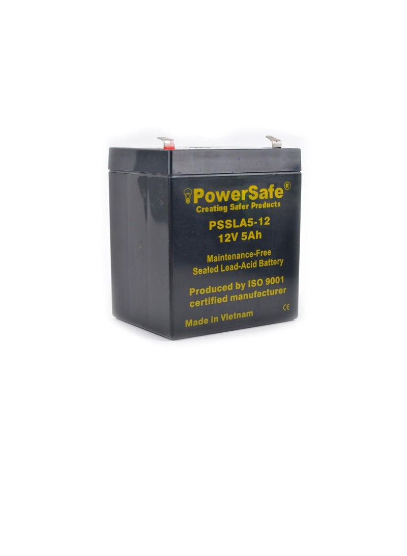 PowerSafe Sealed Lead Acid Battery 12V-5Ah PSSLA 5-12 - Image 2