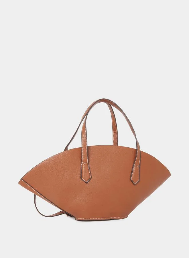 Styli V Shape Handbag with Adjustable Strap
