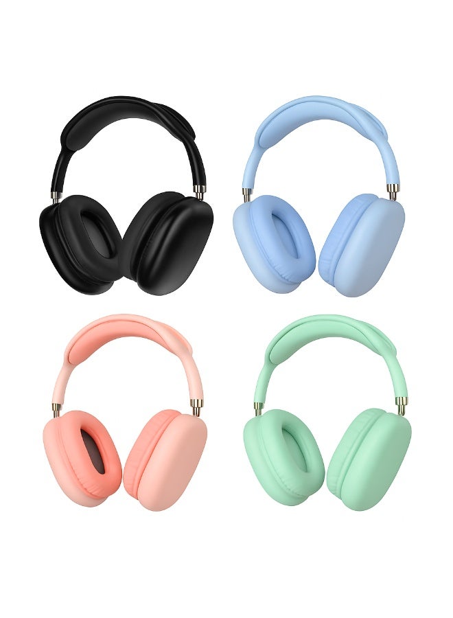 Black Bear Wireless Bluetooth Over-Ear Headphones – Foldable Design, Built-in Noise Reduction Microphone & 20Hrs Playtime – Lightweight & Comfortable – Compatible with Android/iOS - Colours (Random) - Image 2