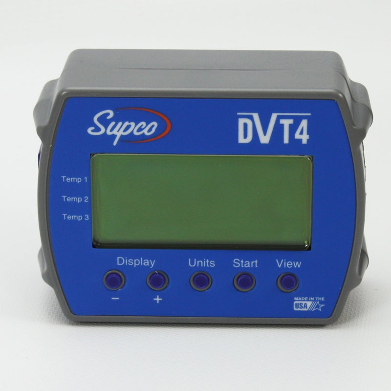 Supco DVT4 Data View 4-Channel Temperature Data Logger with Display, 4" Length x 3-3/64" Width x 1-1/2" Height - Image 2
