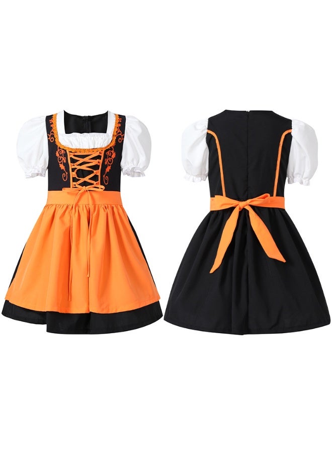 NIBEMINENT Maid dress, children's dress, German Oktoberfest, farm garden, Munich dress - Image 1