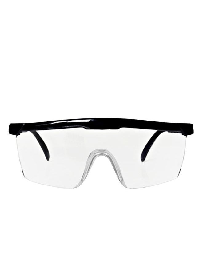 Thoraya Anti Fog Windproof Anti Dust Full-Sealing Goggles Transparent Lens Wearable Nearsighted Glasses(bright black )  - Image 1