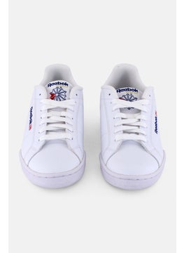 Reebok Kids Boy NPC II SYN  Lace Up Tennis Shoes, White  - Image 4