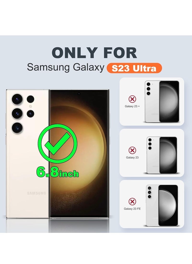 ELTRAZONE Samsung Galaxy S23 Ultra Case Cover Compatible with MagSafe | Slim, Thin Magnetic Protective Cover for Samsung Galaxy S23 Ultra 6.8-inch | Shock-Absorbing TPU & Polycarbonate Build | Precise Cutouts for Ports & Camera | Lightweight Stylish Grip | Black & Transparent Colors - Image 2