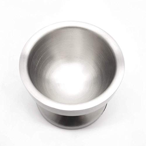 Delavala Stainless Steel Metal Mortar Salt and Pestle Bowl for Herbs Spice Garlic Cooking - Image 4