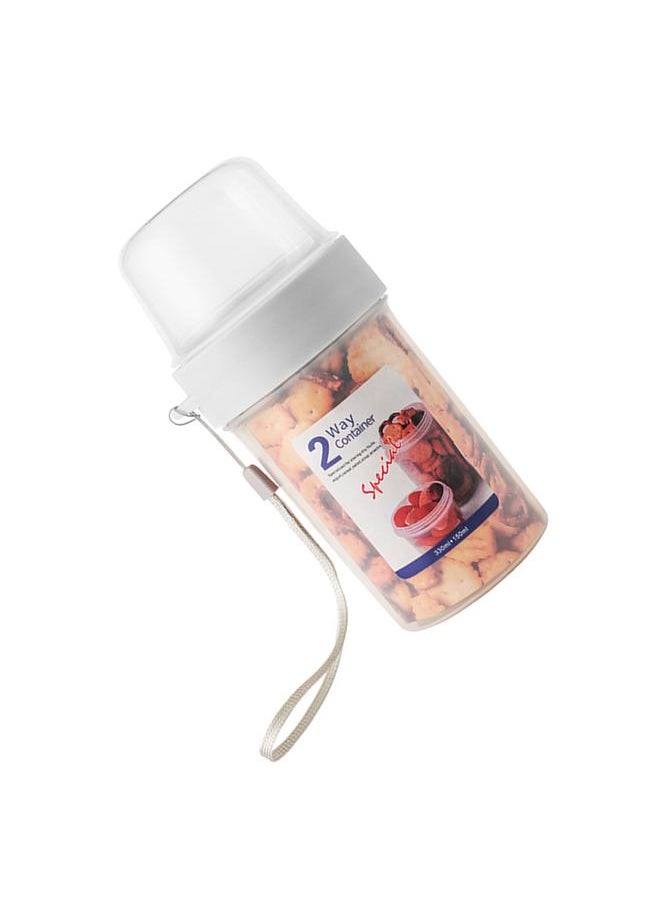 Thoraya - Portable Food Container 2 Layer Storage Bottle Seal Pot Airtight Canister for Yogurt Salad Fruit Snack - Image 1