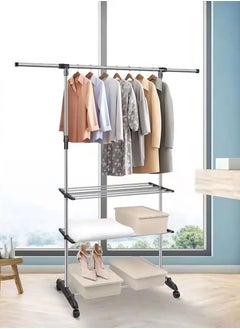 AGD Shelf and Rack for Hanging Clothes holds up to 20 kg - 158 x 42 x 150 cm  - Image 1