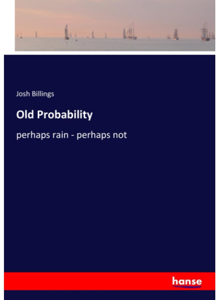 Old Probability: perhaps rain - perhaps not  - Image 1