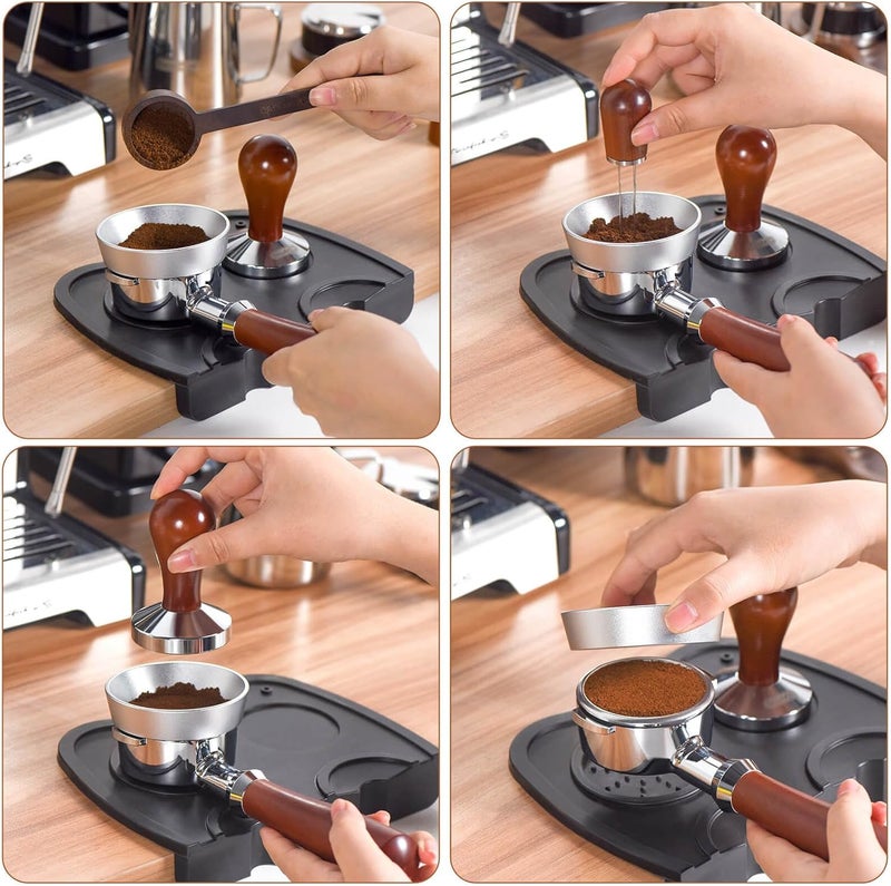 Attsky 54mm Portafilter Funnel with Magnetic, Lightweight Aluminum Espresso Dosing Funnel - Image 4