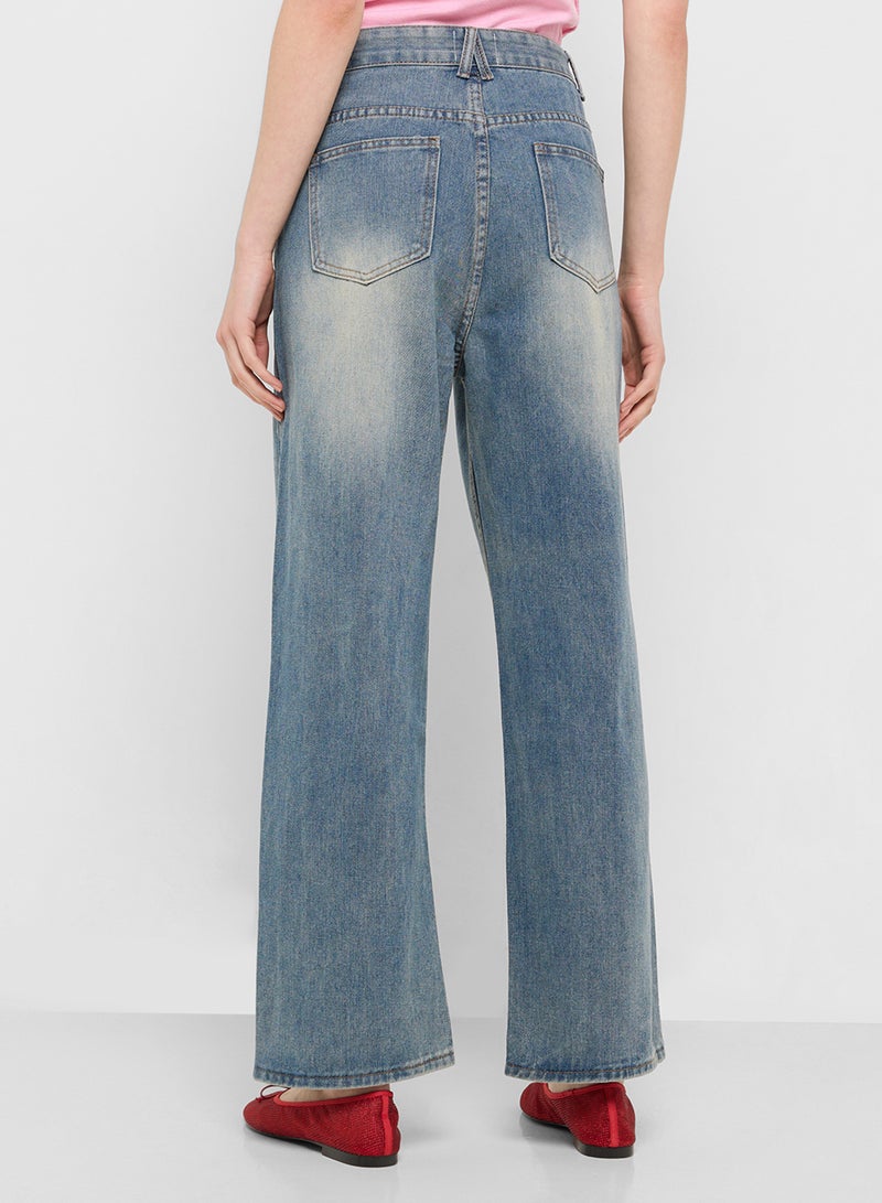 Ginger High Waist Straight Leg Jeans - Image 3