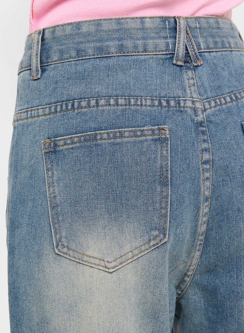 Ginger High Waist Straight Leg Jeans - Image 5