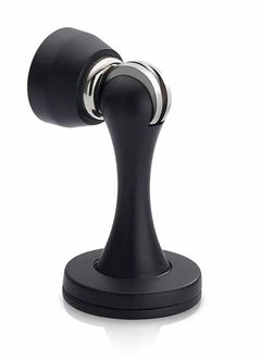 KASTWAVE Magnetic Door Stops Door Stopper Stainless Steel Magnetic Doorstop Brushed Satin Nickel, Black Wall Floor Mounted Door Holder Door Catch for Bedroom Bathroom Kitchen Home Office  - Image 1