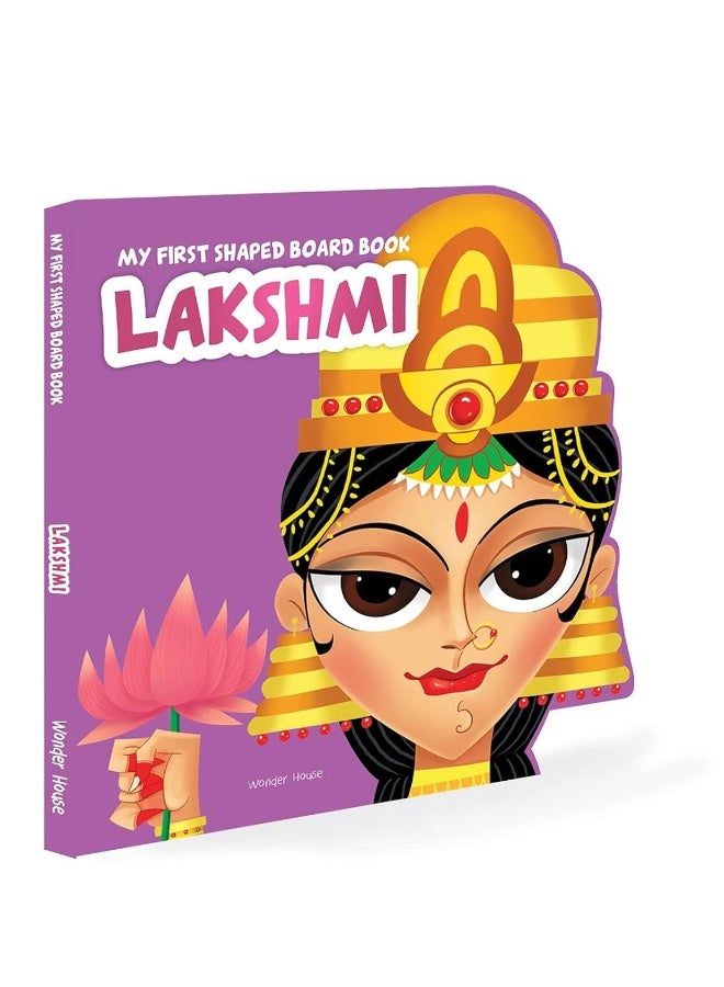 My First Shaped Board Book: Illustrated Goddess Laxmi Hindu Mythology Picture Book for Kids Age 2+ (Indian Gods and Goddesses)  - Image 1
