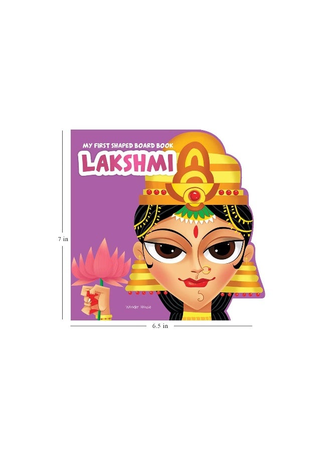 My First Shaped Board Book: Illustrated Goddess Laxmi Hindu Mythology Picture Book for Kids Age 2+ (Indian Gods and Goddesses)  - Image 3