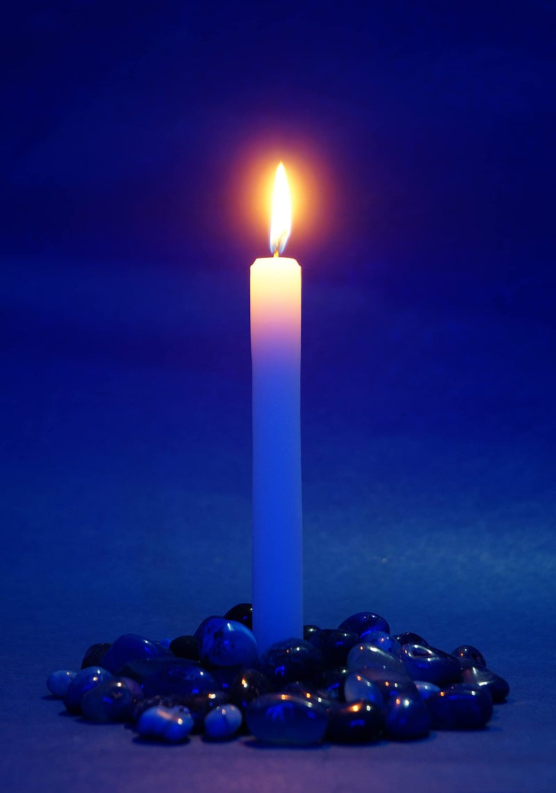 PROSPERRO LUMO Paraffin Wax Tapper Candle, Pack of 12 Candles, White, Wt : 411 gm, 18 X 3.5 X 8 (Parkash 3006) - Image 4