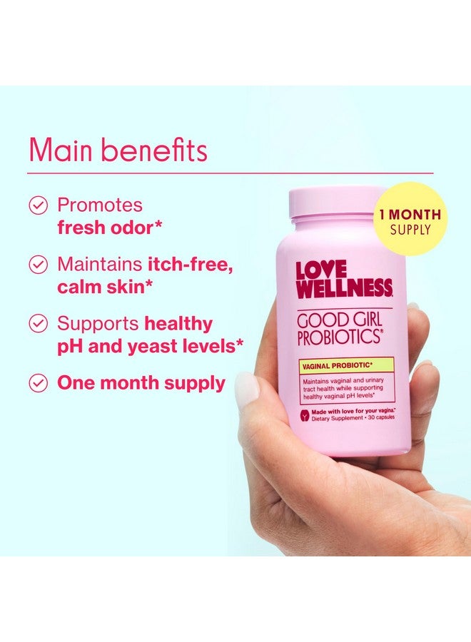 Love Wellness Good Girl Probiotics and Healthy V Vitamin | Womens Wellness Duo | Womens Probiotics Supplements for pH Balance and Vaginal Health - Image 2