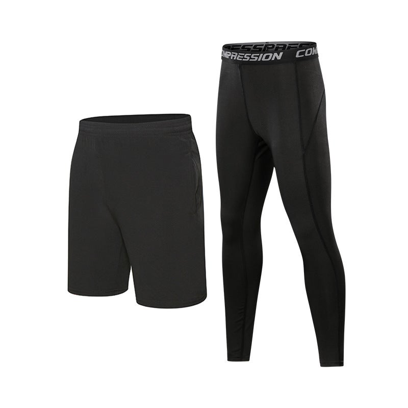 Kids' Tight-Fit Training Suit for Autumn/Winter - Basketball Base Layer, Long-Sleeve Quick-Dry Sports Outfit