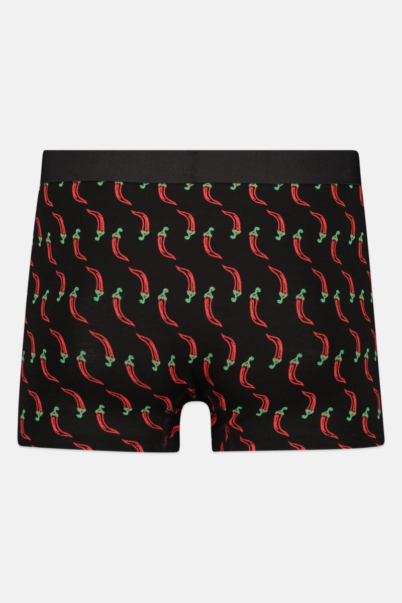 Celio Men 1 Piece Allover Print Boxer Brief, Multicolor - Image 2