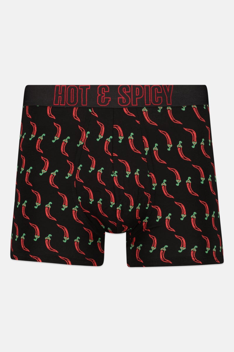 Celio Men 1 Piece Allover Print Boxer Brief, Multicolor - Image 1