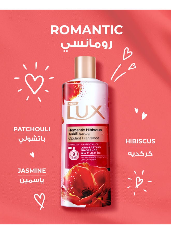 لوكس جل استحمام  معطر - كركديه رومانسي - برائحة تدوم حتى 30 ساعة - Image 4