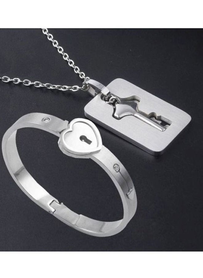 Generic 2-Piece Stainless Steel Jewelry Set  - Image 2