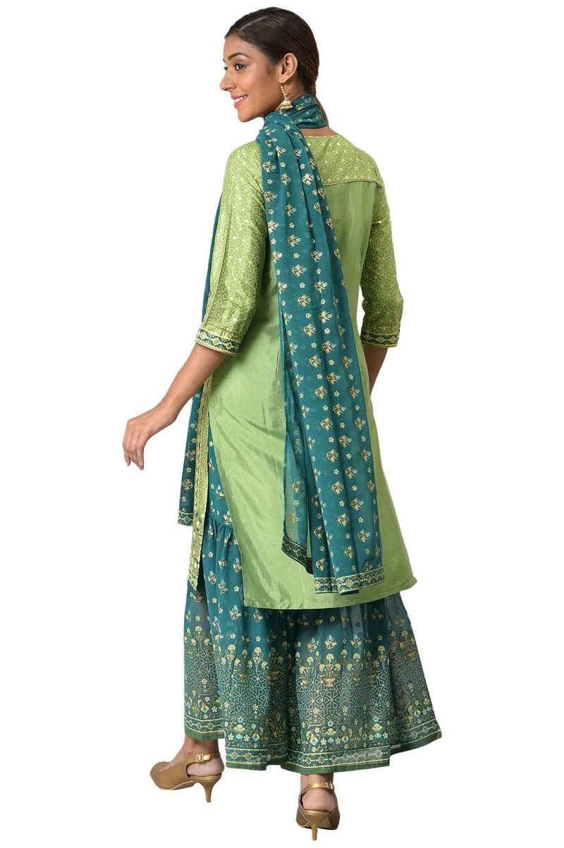 Aurelia Women's Viscose Set (22AUD10444-504440_Green - Image 2
