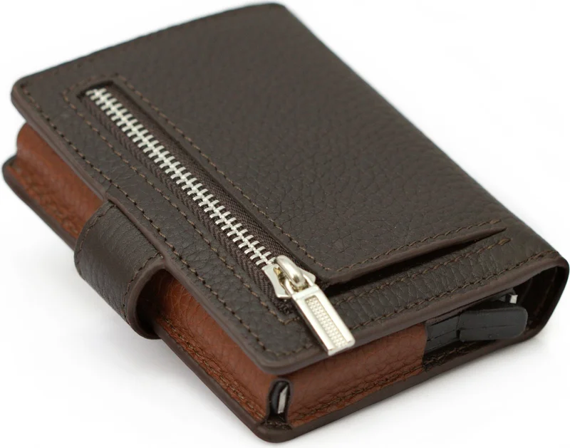 ابيس Card Holder Wallet , Luxury Leather Mechanism Wallet Card Holder