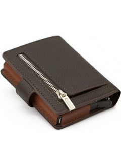 Abess Card Holder Wallet , Luxury Leather Mechanism Wallet Card Holder  - Image 3