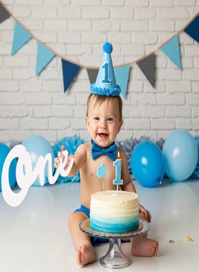 TONIFUL One Wooden Sign Cutout Letter for 1st Birthday Party Decorations Table Centerpieces for First Birthday White Letter Wooden Photo Booth Props Party Decorations Supplies - Image 5