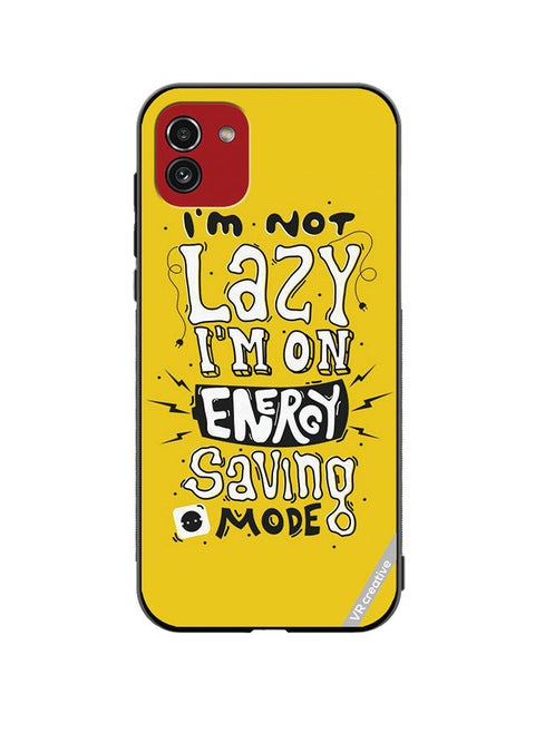 Protective Case Cover For Samsung Galaxy A03 Saving Mode Design Multicolour