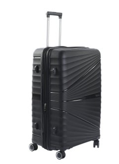 CROSSLAND Unbreakable Medium Size Trolley Luggage With TSA Lock,4 Silent Move Spinners Wheels, Double Expandable Zipper - 24 Inch