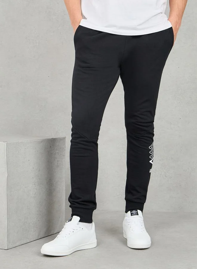 umbro Logo Print Panelled Terrace Joggers