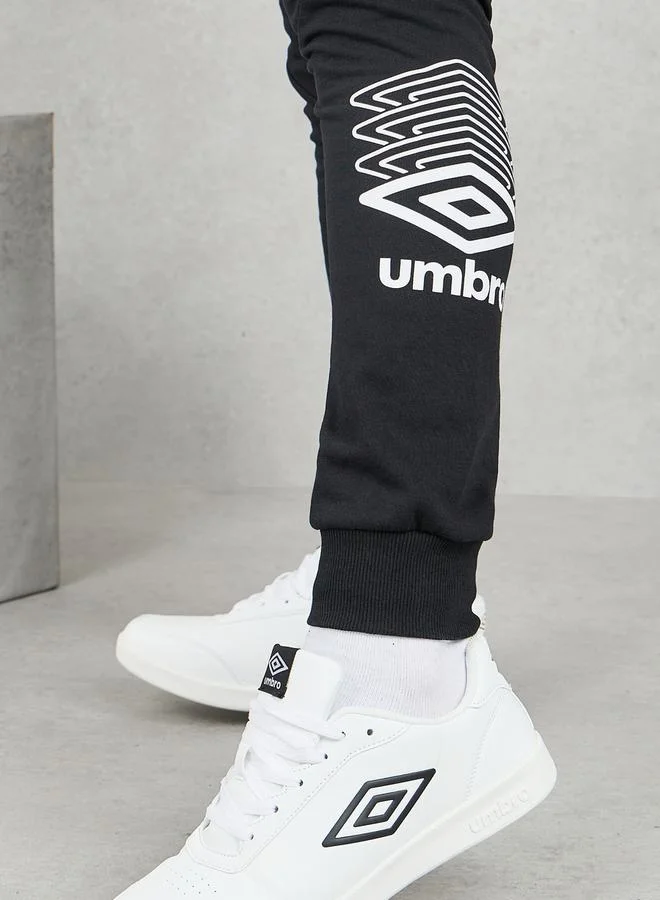 umbro Logo Print Panelled Terrace Joggers